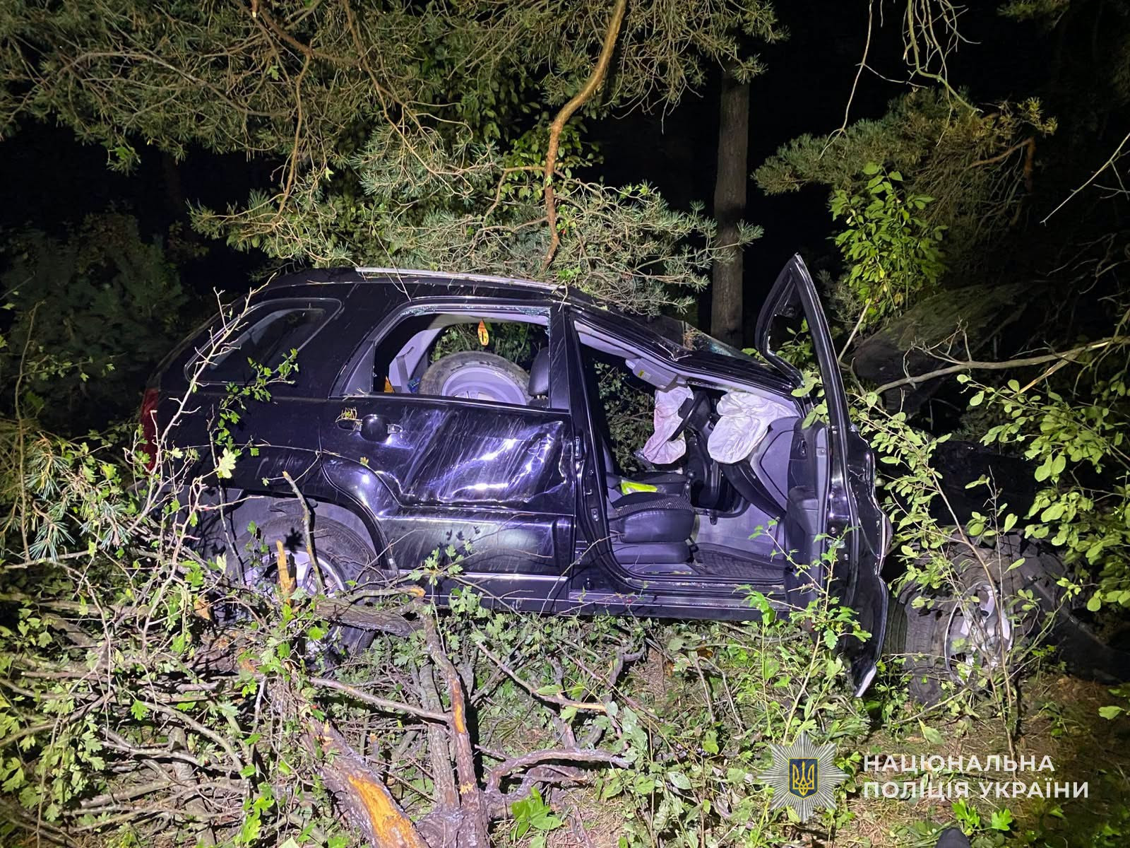У Тростянецькій громаді у ДТП загинув водій автомобіля KIA