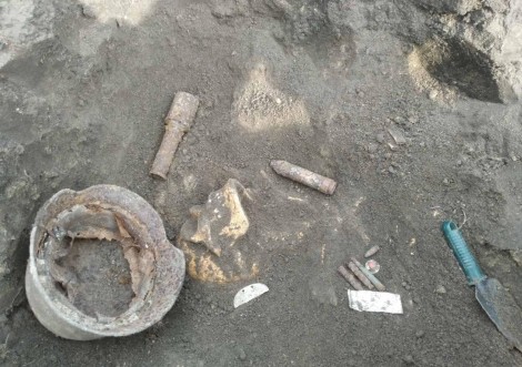 У Градському знайшли рештки німецького воїна
