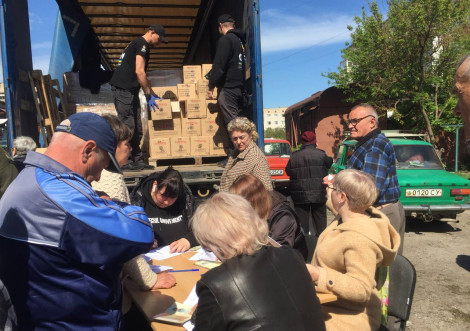 Тростянець надав допомогу переселенцям із зруйнованого Краснопілля
