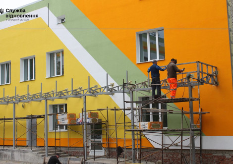 Служба відновлення продовжує реконструкцію Тростянецької лікарні