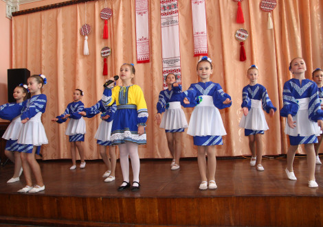 Творчий звіт показали найменші гуртківці Палацу дітей та юнацтва