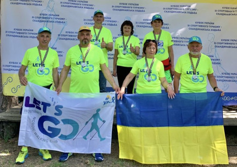 Команда "Let's Go Trostyanets" тріумфально виступила на Чемпіонаті України зі скандинавської ходьби