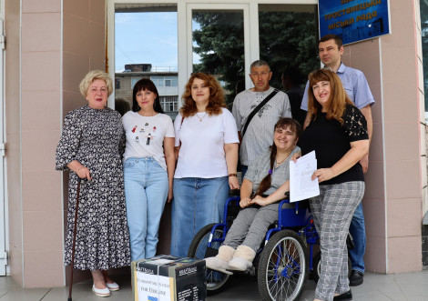 ГО людей з інвалідністю "ТРОІ" отримала генератор від Тростянецької міської ради