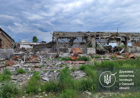Майже 46,5 млн грн екологічних збитків завдали росіяни атакою по Тростянцю