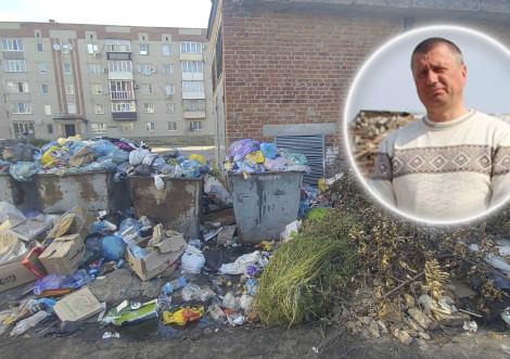 Охтирка вже вдруге в цьому році потопає в смітті