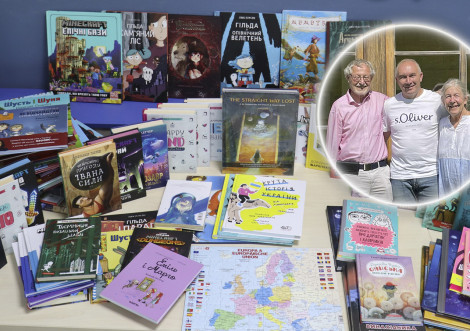 Тростянець отримав книги та настільні від німецьких друзів громади