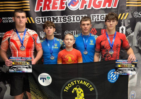 Тростянецькі бійці здобули 4 медалі на Чемпіонаті України з фрі-файту