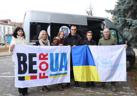 Благодійний фонд "Милосердя та здоров'я" передав Тростянцю автомобіль для перевезення людей з інвалідністю