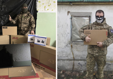 Благодійний фонд "Доброта" передав обладнання військовим на 110 тис. грн.