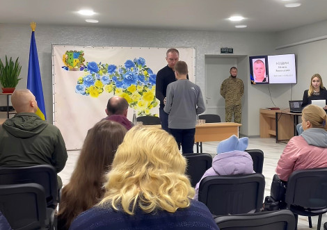 Президент посмертно нагородив орденом "За мужність" ІІІ ступеня солдата Василя Ноздріна з Печин