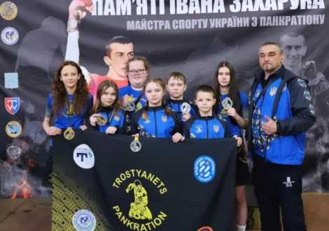 Тростянецькі спортсмени здобули шість медалей на чемпіонаті Сумщини з панкратіону