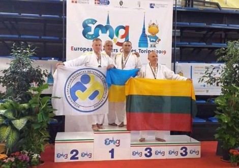 Артюх Олександр бронзовий призер Європейських ігор майстрів