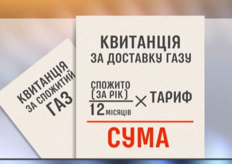 Споживачі природного газу рахунок за доставку отримають окремо