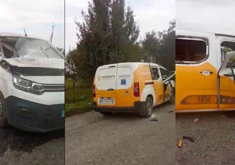 Двоє працівників Укрпошти з Тростянця зазнали важких поранень внаслідок удару ворожого FPV-дрона
