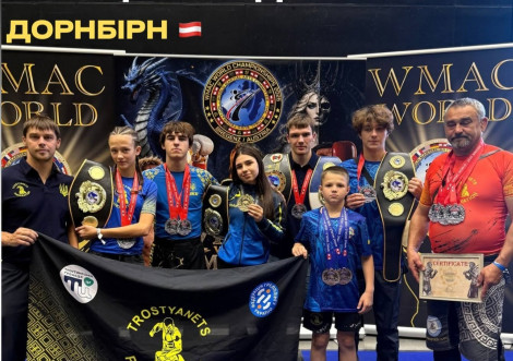Тростянецька «Топ Тім» здобула 16 медалей на чемпіонаті світу WMAC та WCFF в Австрії